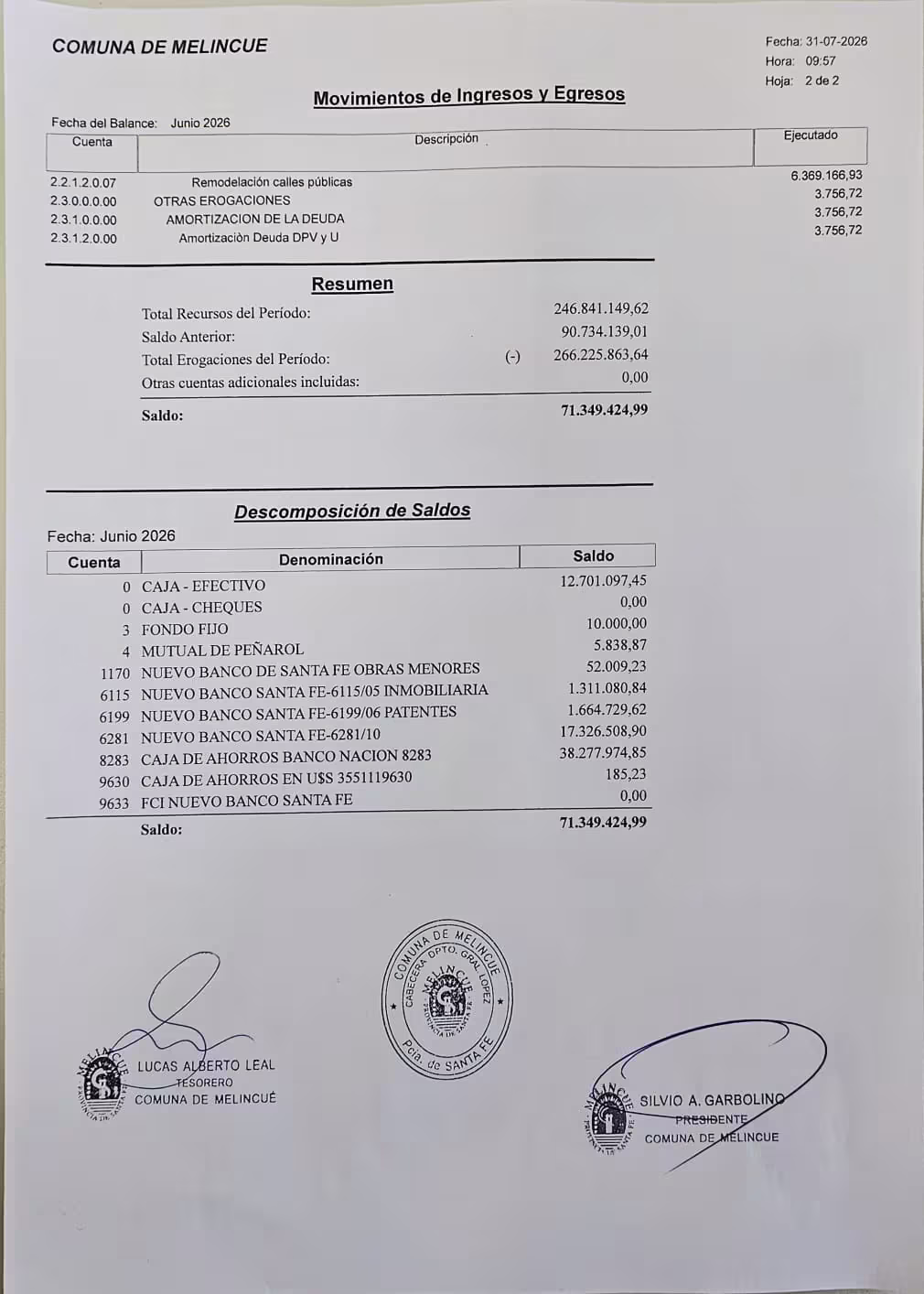Balance Junio 2026 — hoja 3